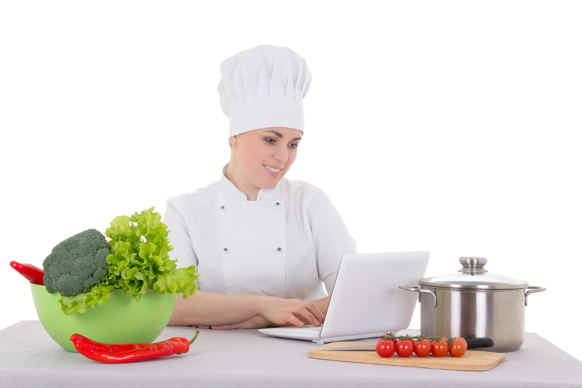 Öğretmenle çevrimiçi yemek dersi, mutfakta canlı gösterim
